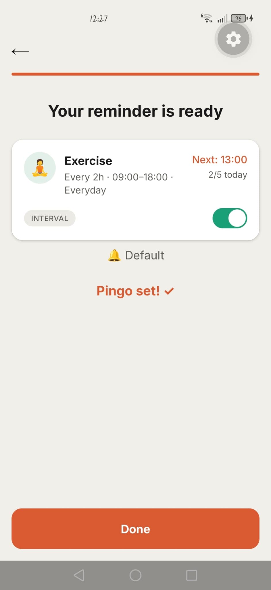 Done means done